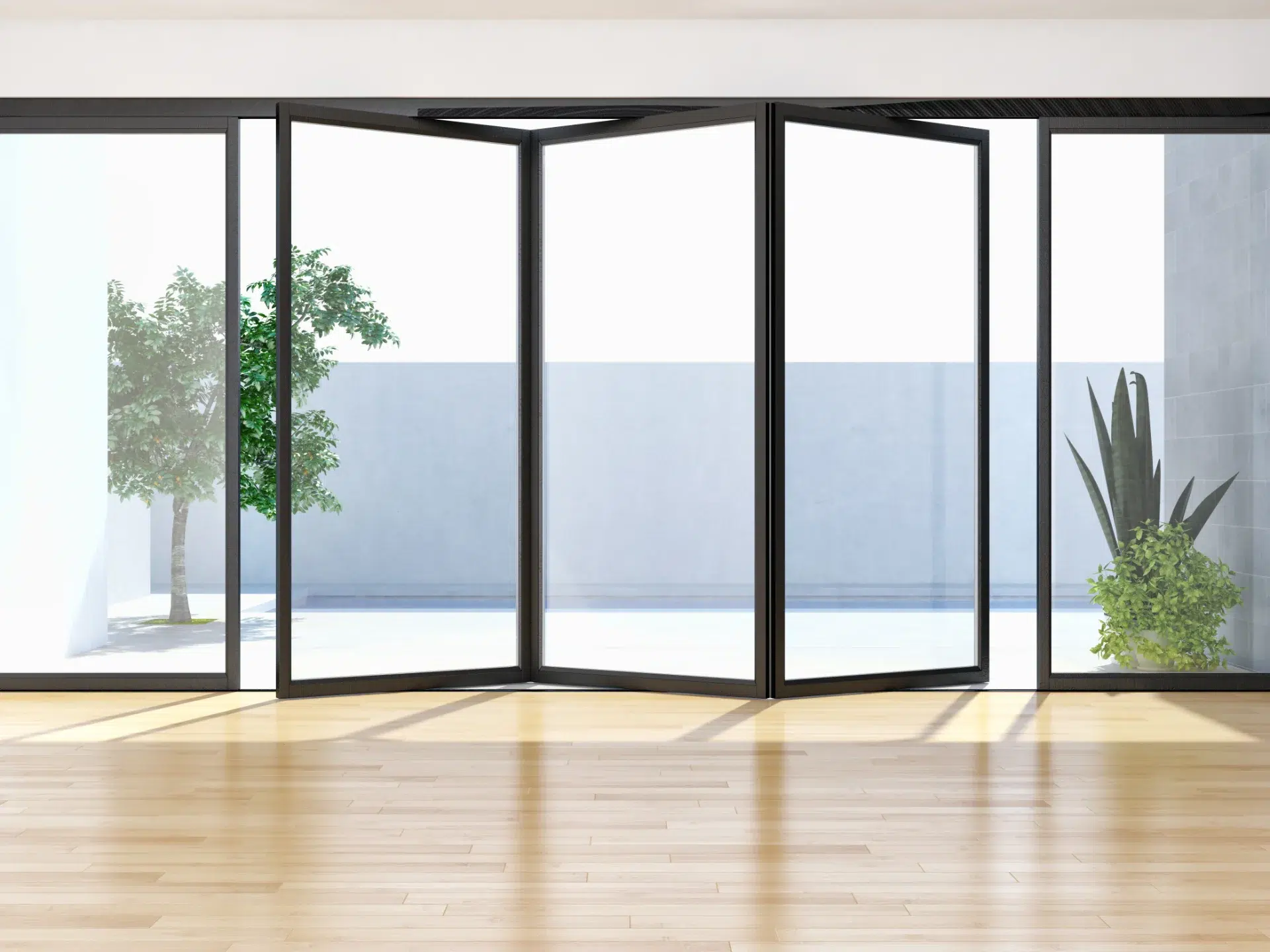 VLX 100 Bifold / Folding Door in West Palm Beach, FL | Lightwell Windows West Palm Beach - detail 1