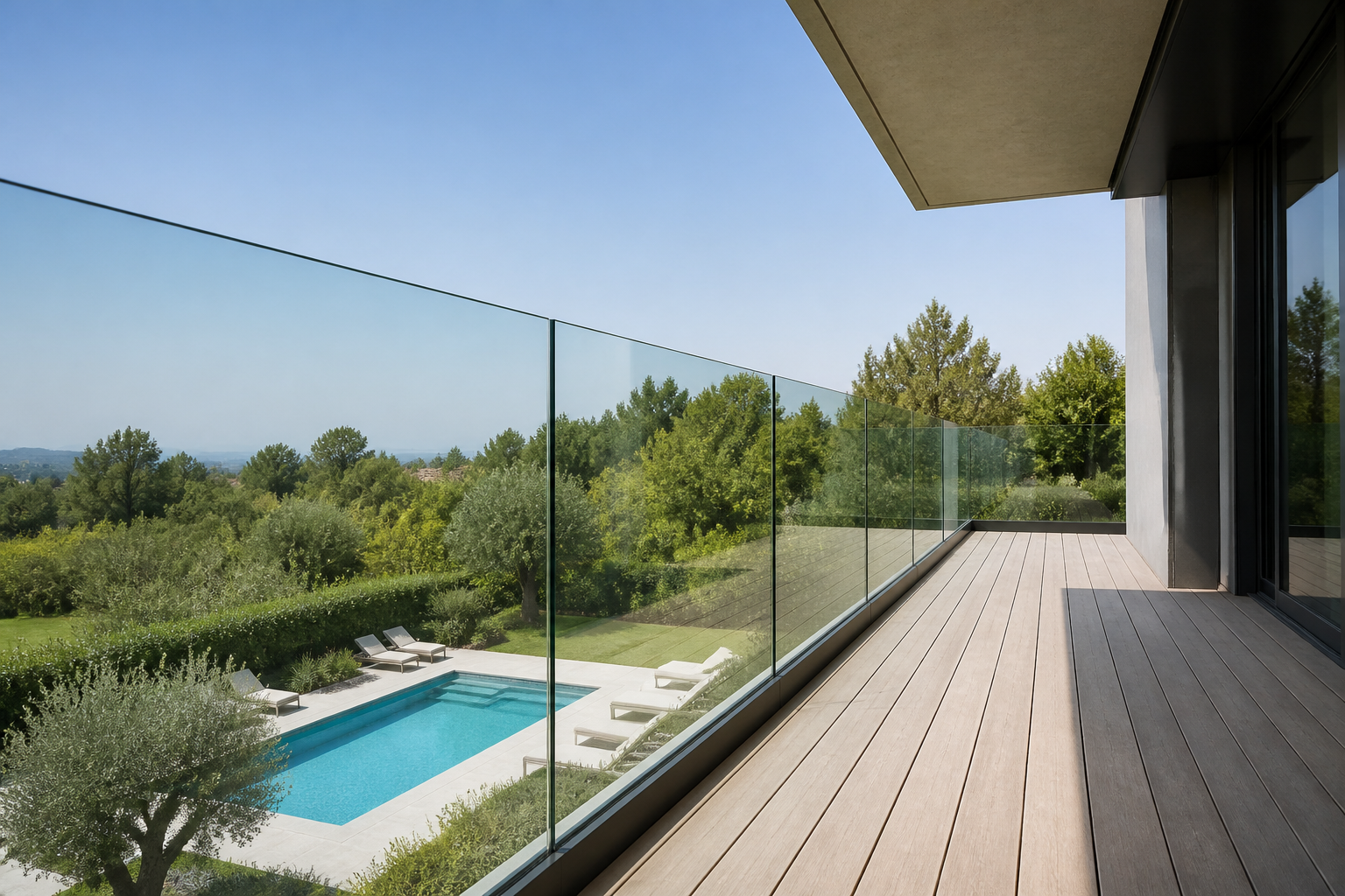 VLX 120 Glass Railing System in West Palm Beach, FL | Lightwell Windows West Palm Beach - detail 4