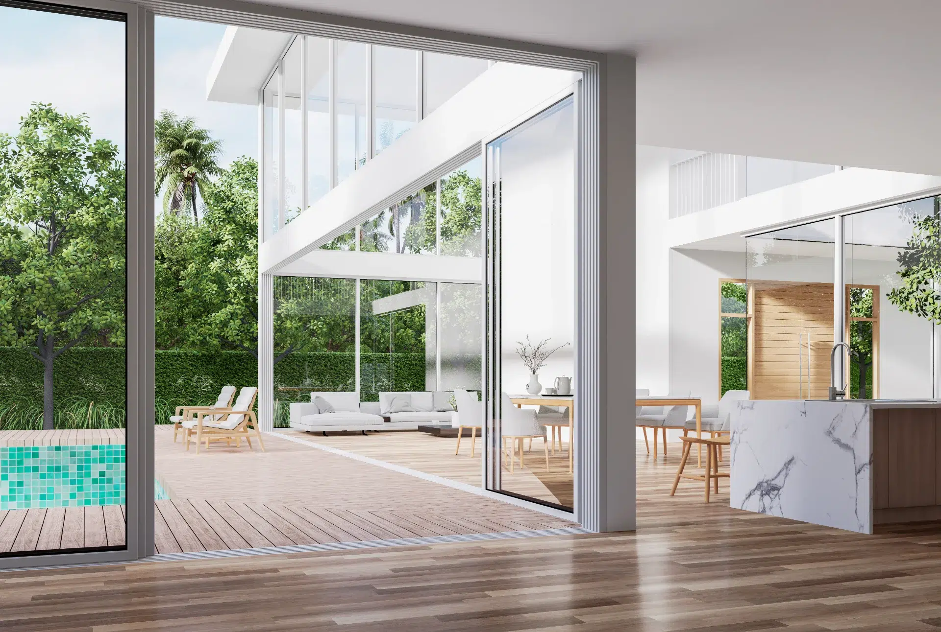 VLX 138 Panoramic Sliding Door in West Palm Beach, FL | Lightwell Windows West Palm Beach - detail 1
