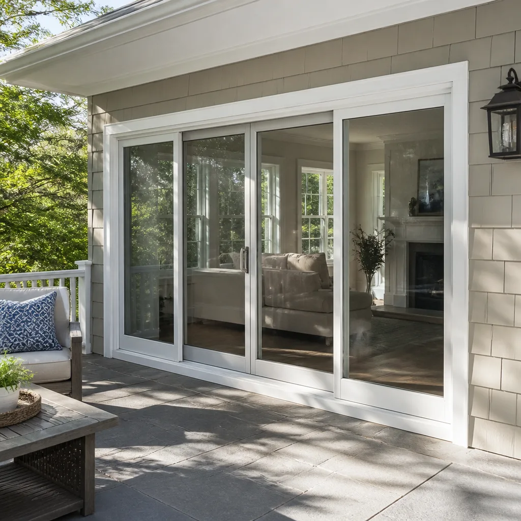 Sliding glass doors